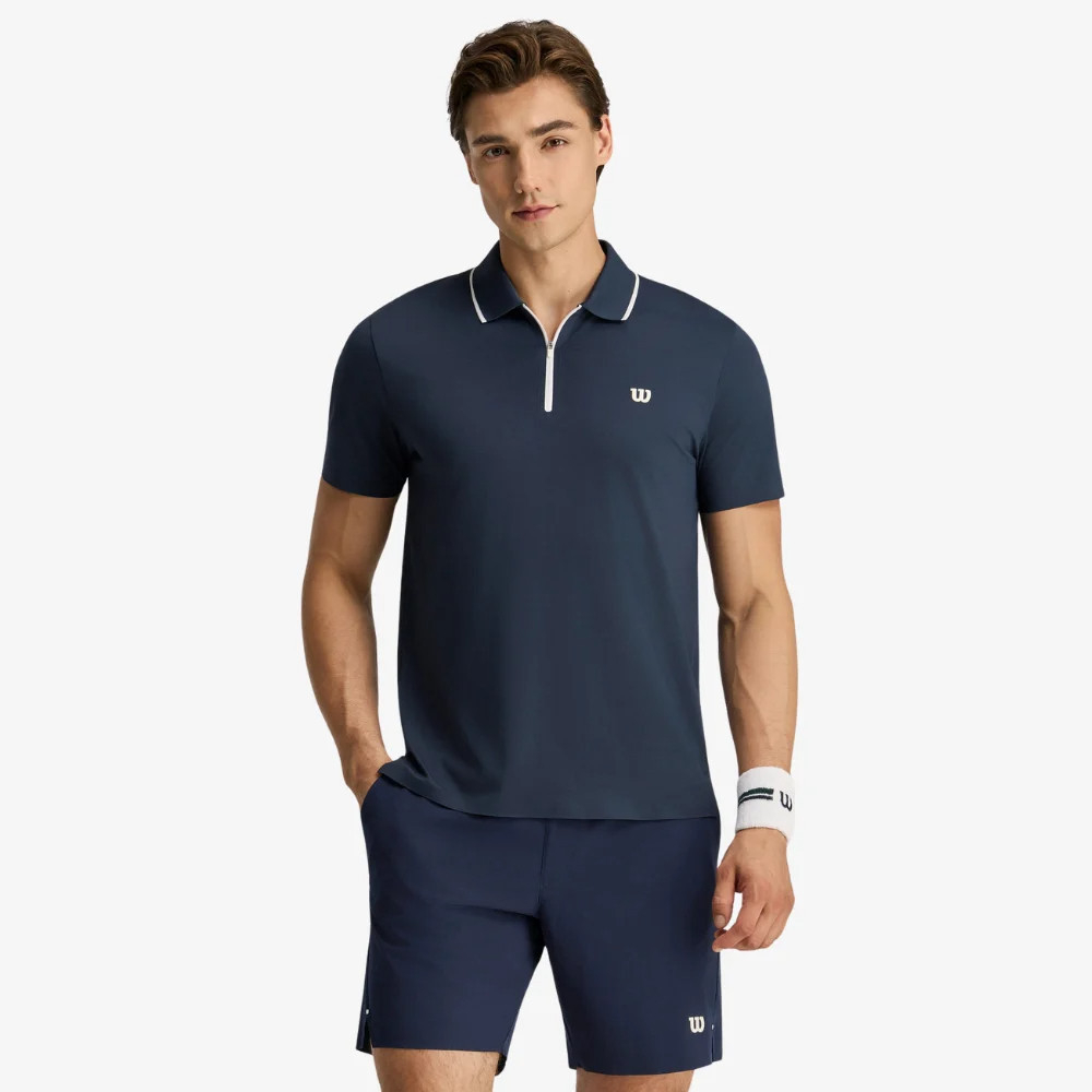 WILSON قميص بولو رجالي Daily Trainer بسحاب — صورة 7