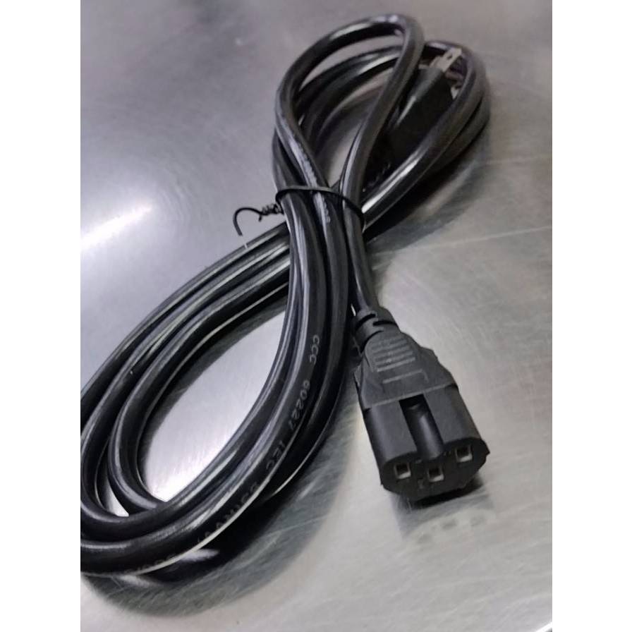 0001534  สายไฟกระทะไฟฟ้า  สายไฟกระติกน้ำร้อน แบบมีร่อง 3 ขา ขนาด 3 × 1 mm² สายไฟ AC Power  ยาว 1.8  เมตร