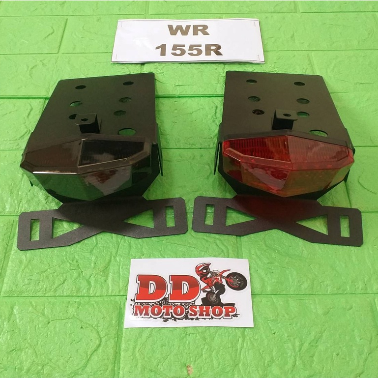 ท้ายสั้น WR155R #โครงเหล็กหนา 1.2 mm แบบมีไฟเลี้ยวในตัว ไฟท้ายWR155R