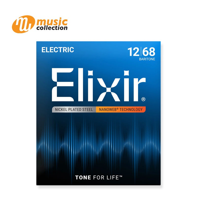 สายกีตาร์ ไฟฟ้า ELIXIR E. NANO BARITONE 012-068 SET #12302
