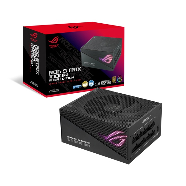 Asus Power Supply (พาวเวอร์ซัพพลาย) ASUS Strix 1000W Gold Aura Edition (90YE00P1-B0DA00) 1000W 80 Pl