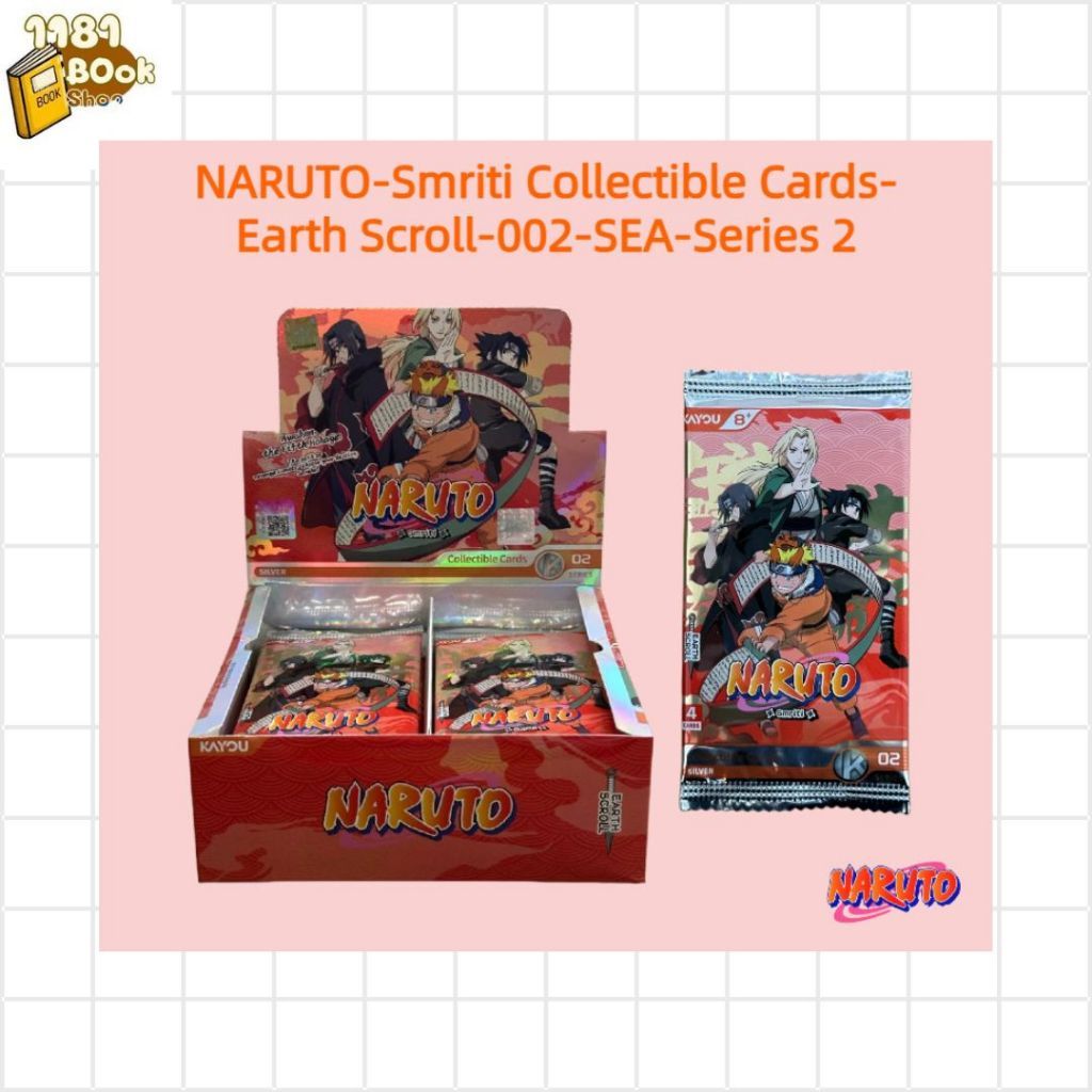 พร้อมส่ง การ์ด (30ซอง)การ์ดสะสมนารูโตะเอิร์ธสโครล002-SE (ยกกล่องกด 30 ซอง)
