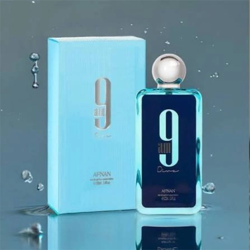 Afnan 9PM Dive EDP 100ml น้ำหอมผู้ชาย Fresh Aquatic Citrus Aromatic กลิ่นสดชื่น สะอาด Daily Scent