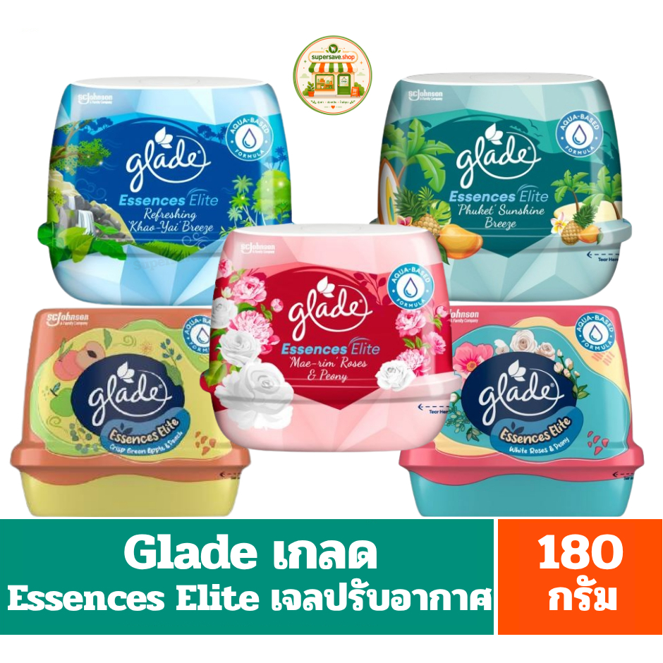 Glade เกลด EssencesElite เจลปรับอากาศ (180 กรัม )