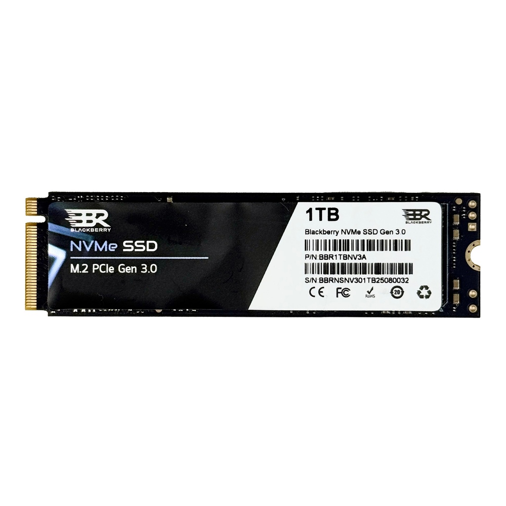 [มือสอง] SSD M.2 NVMe 1TB Blackberry PCIe Gen3 ประกันศูนย์ Advice 09/2571