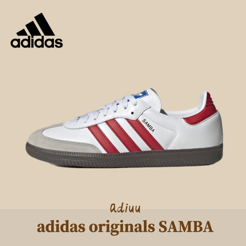 ❤️ของแท้ 100%❤️ adidas originals Samba OG Red Sneakers IG1025