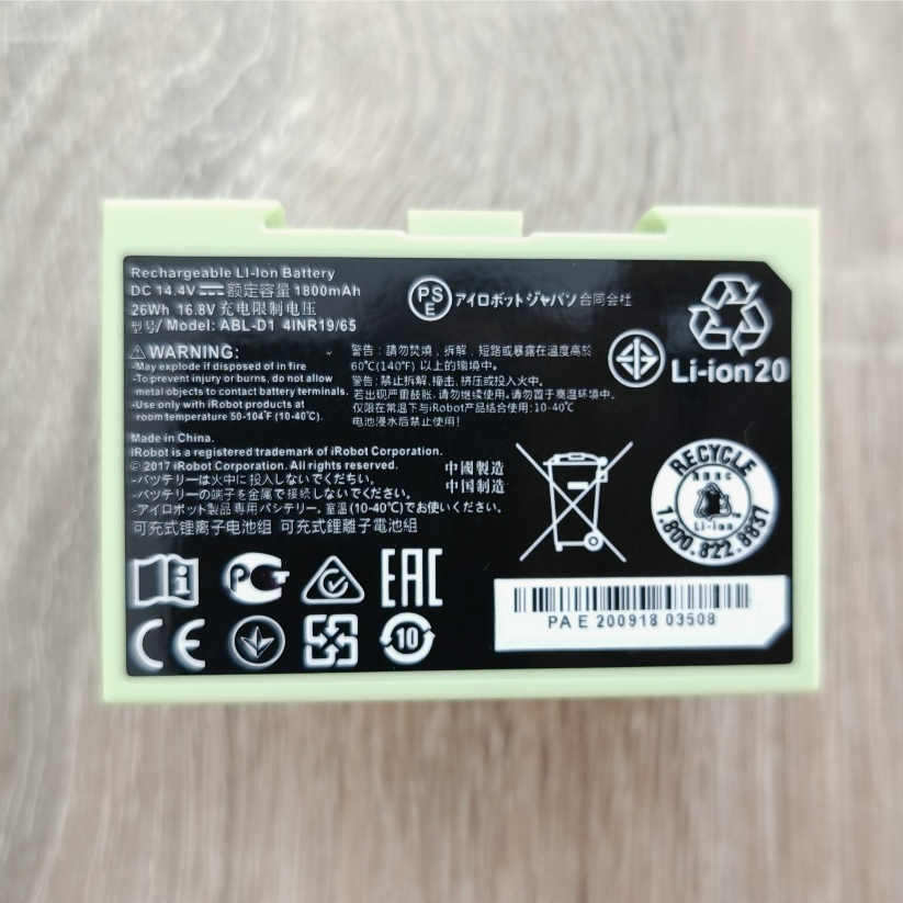 แบตเตอรี่ หุ่นยนต์ดูดฝุ่น สำหรับ iRobot Roomba j9 j8  j7 j5 i3 i3 i4 i6 i7 i7+ i8 and Roomba e5 e6 S