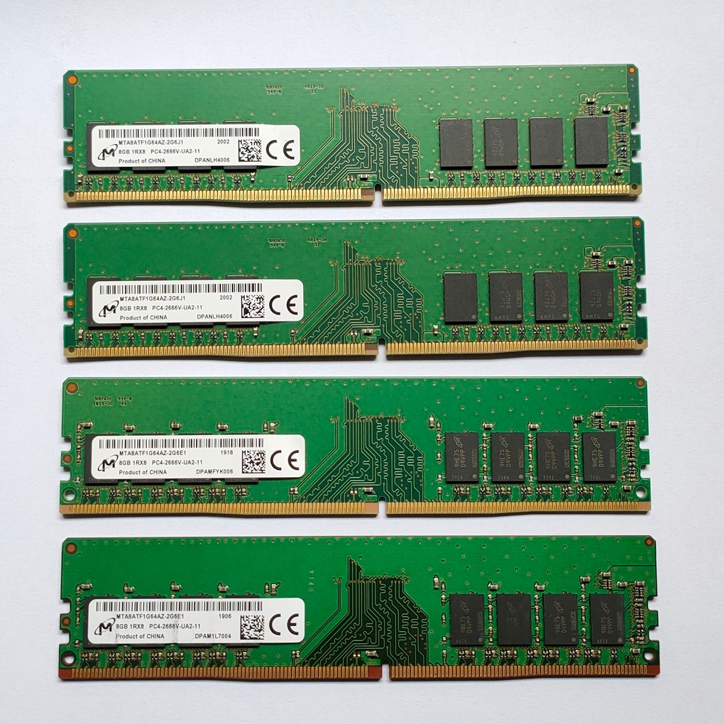 Ram DDR4 8g Bus2666 สินค้ามือสองสภาพสวย
