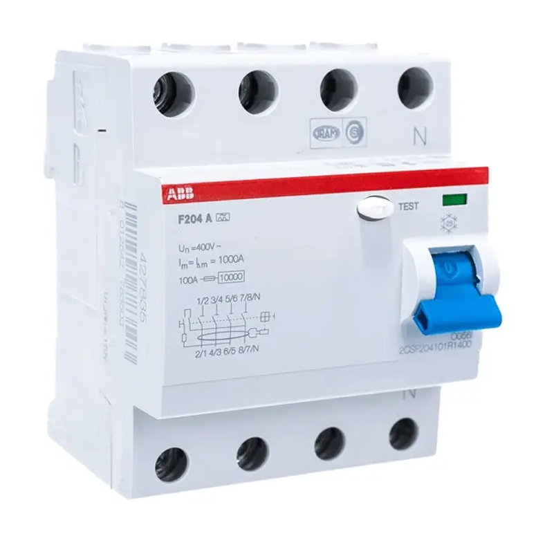 ABB RCB RCCB Type A 4P 40A สำหรับชาร์จรถไฟฟ้า EV