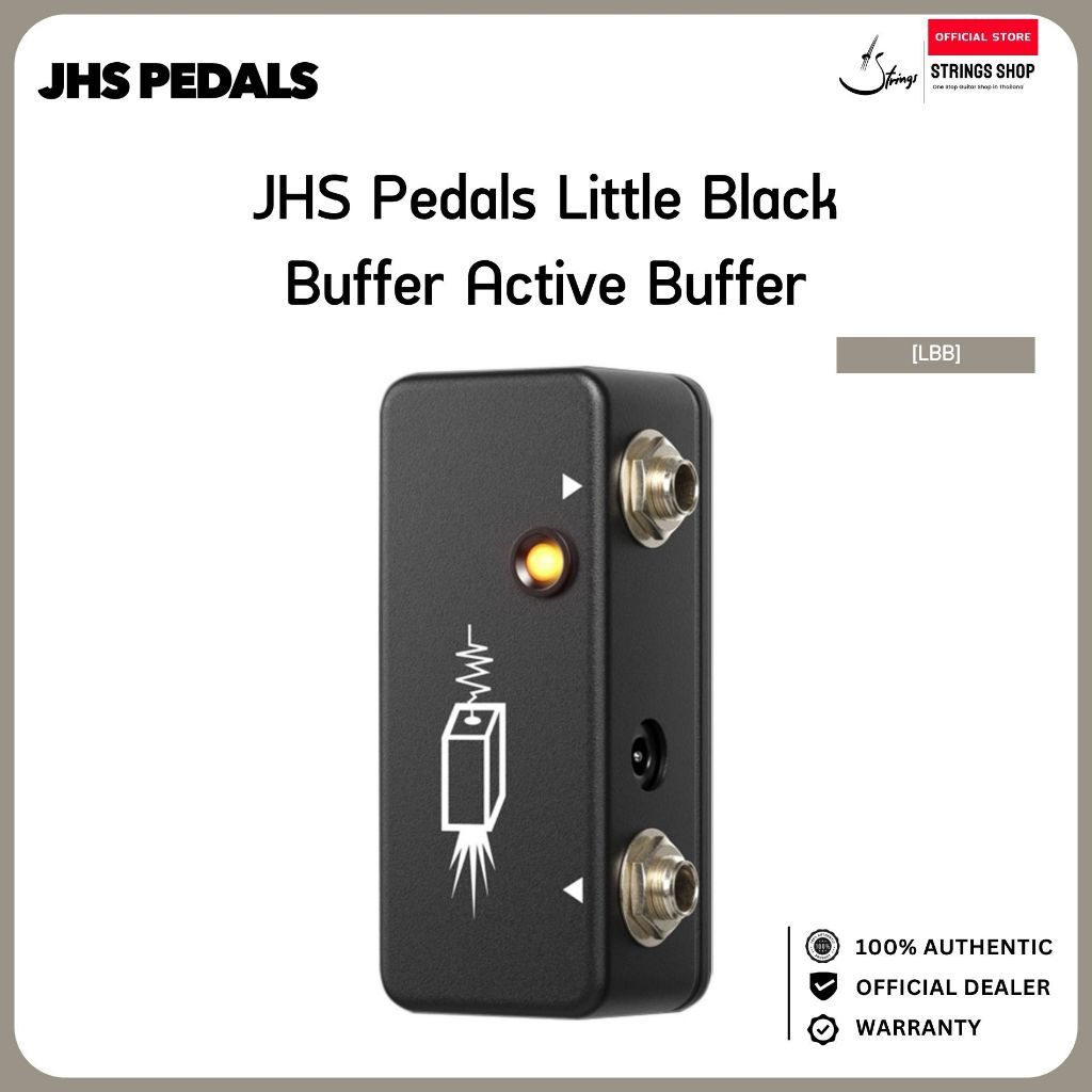 JHS Pedals Little Black Buffer Active Buffer เอฟเฟค Buffer รักษาสัญญาณสำหรับ Pedalboard