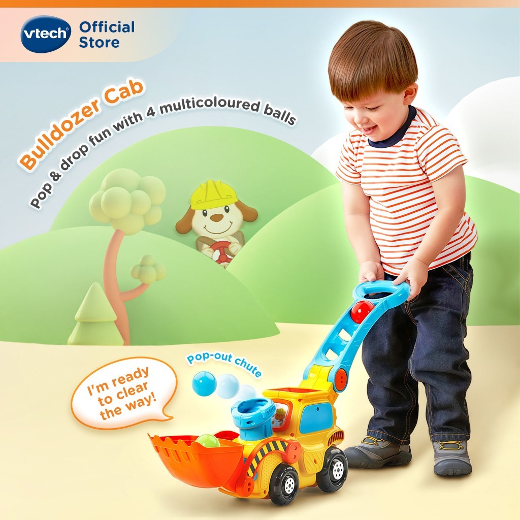 VTech جرافة Pop-a-Balls بكرات — صورة 2