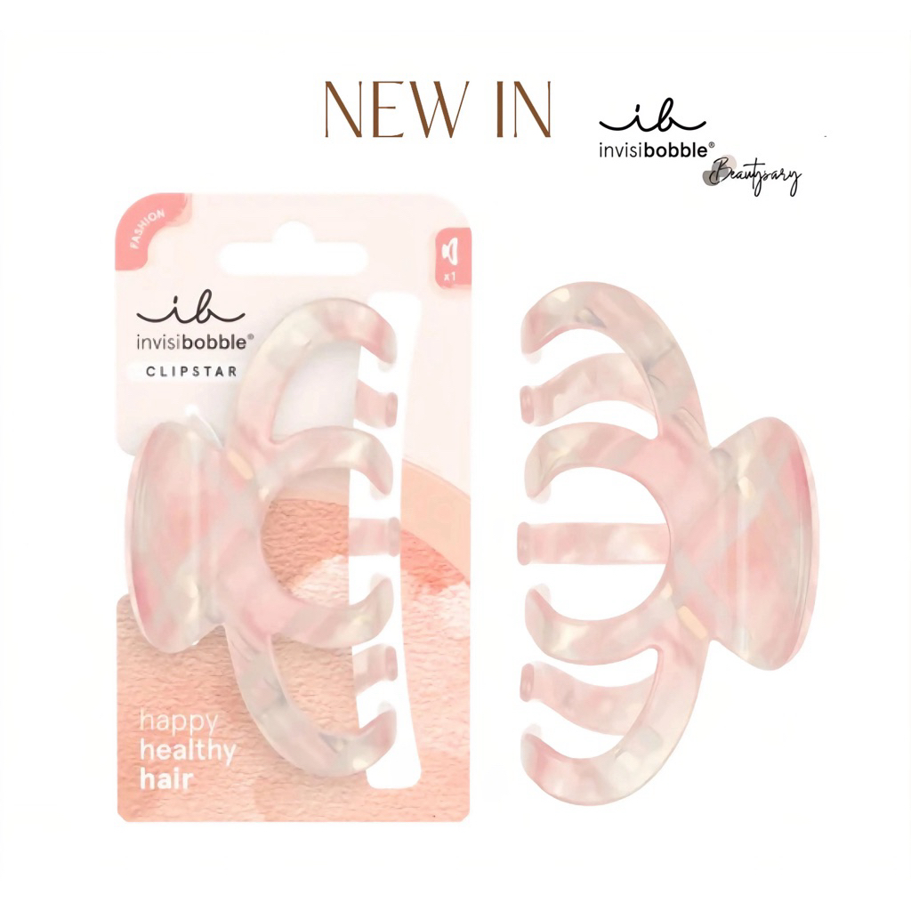 คอลใหม่💓 INVISIBOBBLE กิ๊บติดผม CLIPSTAR Alpine Blush (1 เซ็ต บรรจุ 1 ชิ้น)