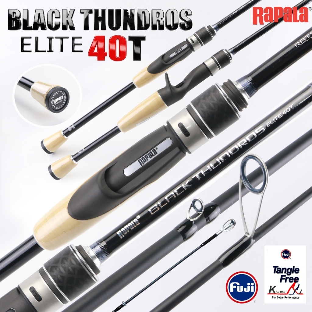คันเบ็ด RAPALA BLACK THUNDROS ELITE 40T คันตีเหยื่อปลอมมาตราฐานญีปุ่น