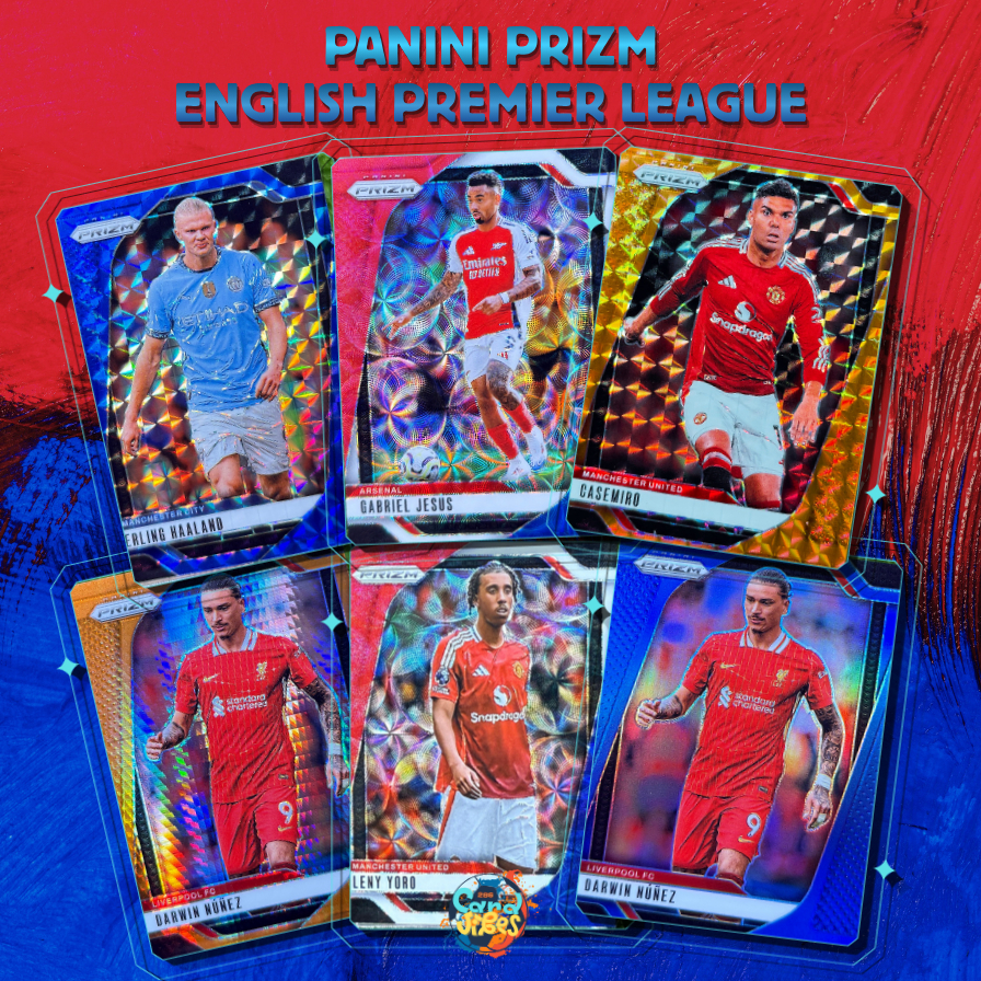 SET : PANINI PRIZM PREMIER LEAGUE - HAALAND, YORO, NUNEZ, CASEMIRO, JESUS