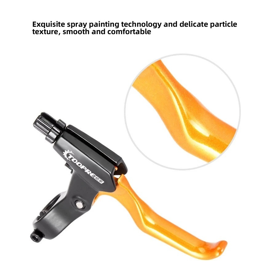 TOOPRE มือเบรกจักรยาน อลูมิเนียม 1 คู่ แคลมป์ 22.3mm สำหรับ MTB รถพับ V-Brake Mechanical Disc — صورة 7