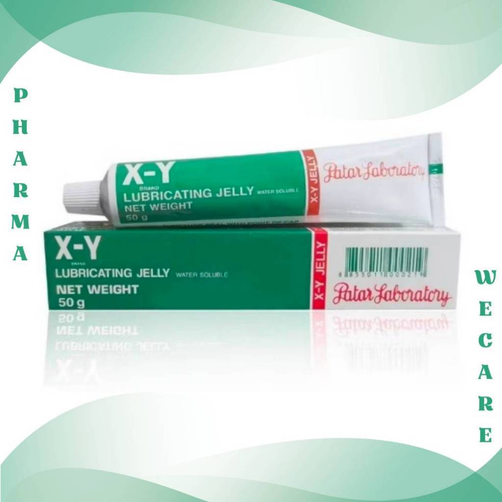 *X-Y LUBRICATING JELLY 10g และ 50g เอ็กซ์-วาย เจลหล่อลื่น XY GEL สูตรน้ำ (10 กรัม และ 50 กรัม) สูตร 