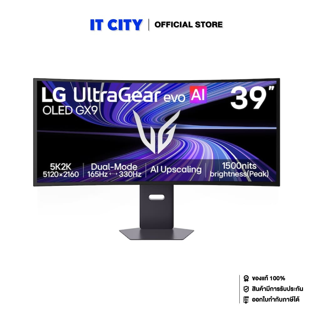 LG UltraGear Gaming Monitor 39GX950B-B - 39"/OLED/5K,2K/165Hz,330Hz/0.03ms/FreeSync Premium Pro G-SY