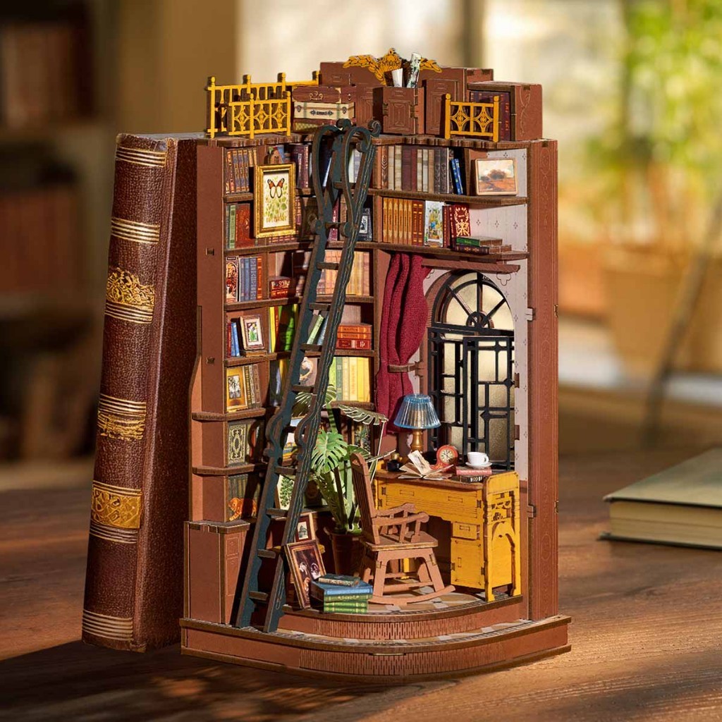 [Rolife.thailand] Rolife Book Nook Silent Corner Study TGE02 DIYCraft ที่กั้นหนังสือ ของแต่งบ้าน ของขวัญ ของเล่นตัวต่อ