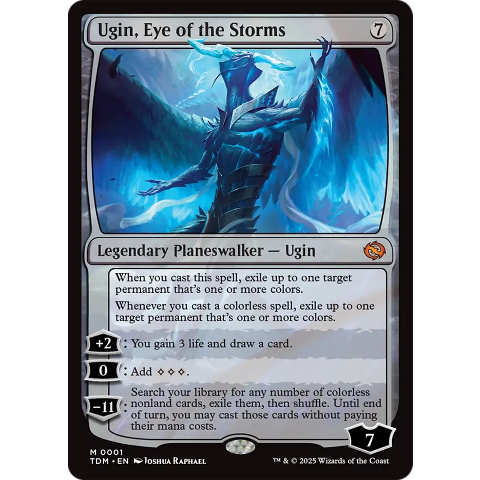 [Tarkir: Dragonstorm] - [TDM] - [Ugin, Eye of the Storms] - (M) - [2025]