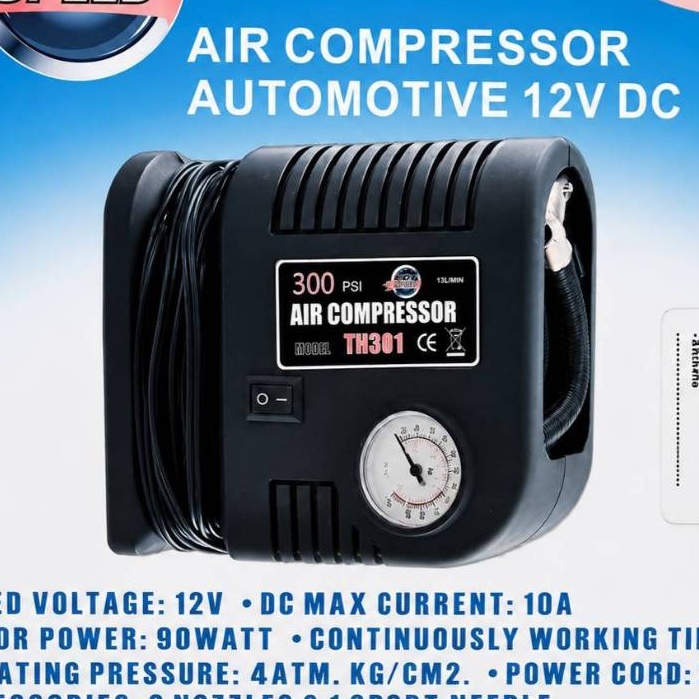 HOT SPEED Air Compressor Automotive 12V DC รุ่น TH301