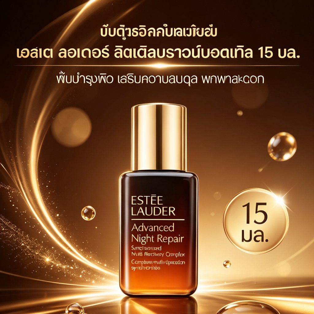 (NEW!! )ESTEE LAUDER ADVANCED NIGHT REPAIR Synchronized Multi-recovery Complex 7ml / 15ml เซรั่มเอสเต เซรั่มANR แท้100%