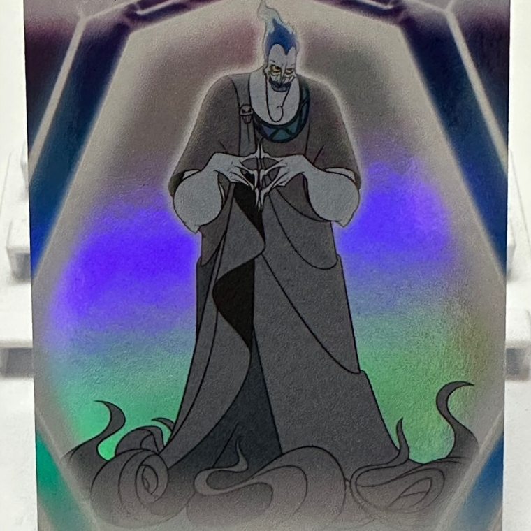 HADES (132) Hercules - 2026 Topps Chrome Disney NEON Rainbow Foil Base Card