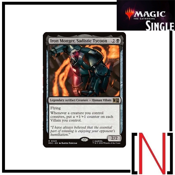 [MTG][Single][MSC] Iron Monger, Sadistic Tycoon ระดับ Rare [ภาษาอังกฤษ]