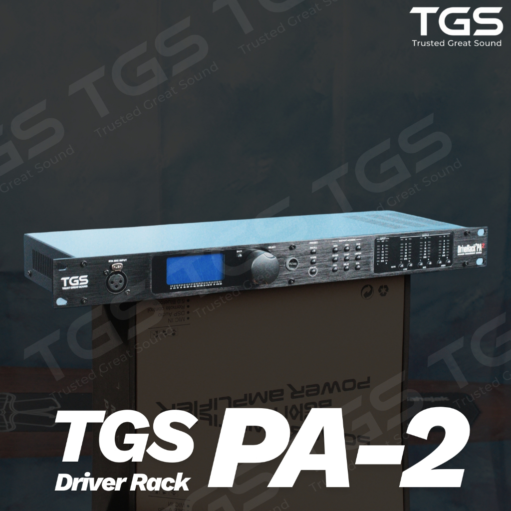 TGS DriveRack PA-2 โปรเซสเซอร์ควบคุมลำโพง Digital Processor 2 input 6 output Loud speaker management