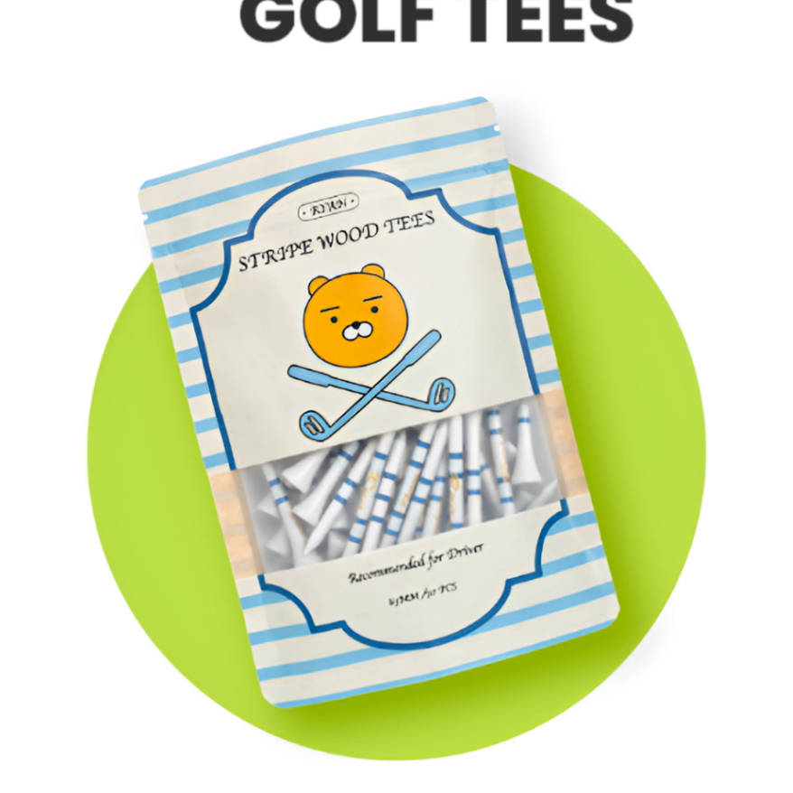 [🚚จัดส่งไว] Kakao Friends Golf Stripe Golf Tee(83mm)_Ryan