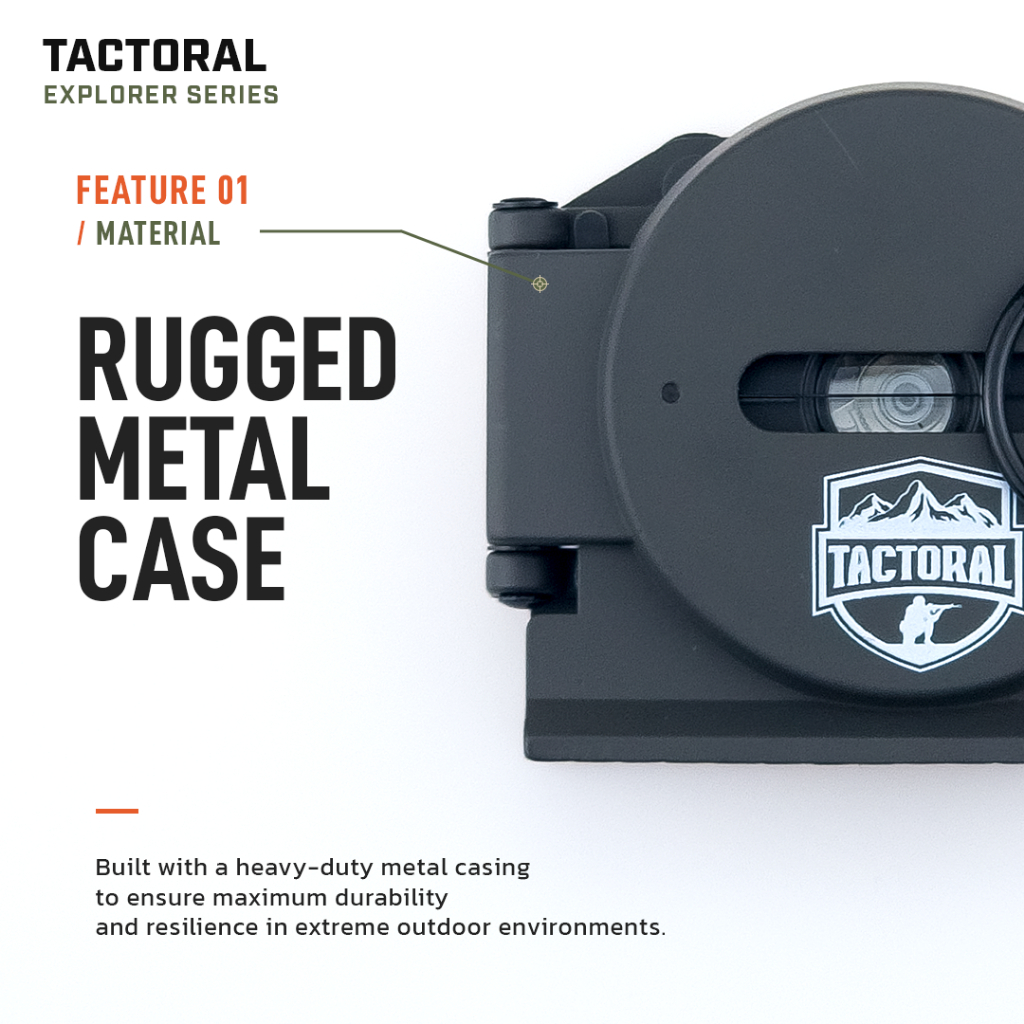 Tactoral Explorer Lensatic Military Compass เข็มทิศทหารเลนซาติก| Metal Case Liquid-Filled | สี Sap Green — صورة 2