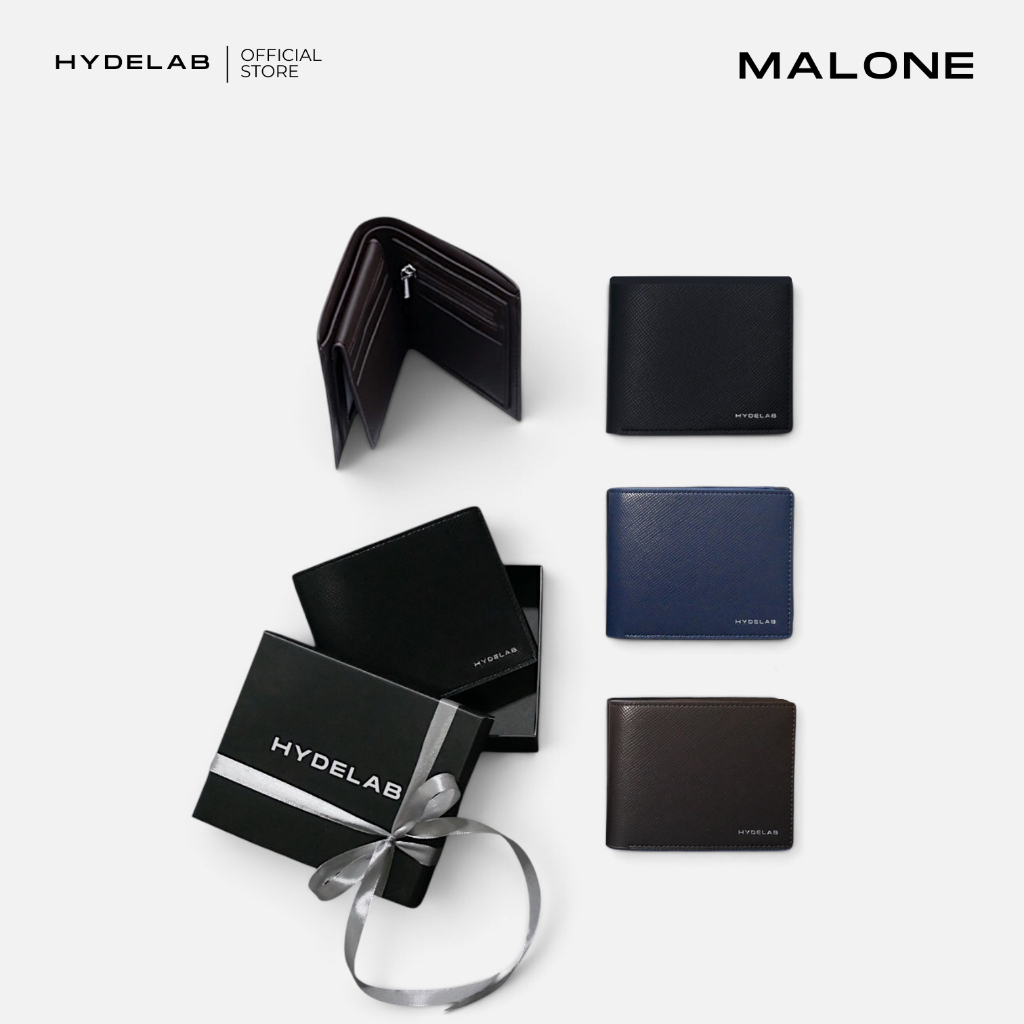 [ส่งด่วน] HYDELAB - MALONE WALLET กระเป๋าสตางค์ผู้ชาย หนังนุ่ม [พร้อมกล่อง]