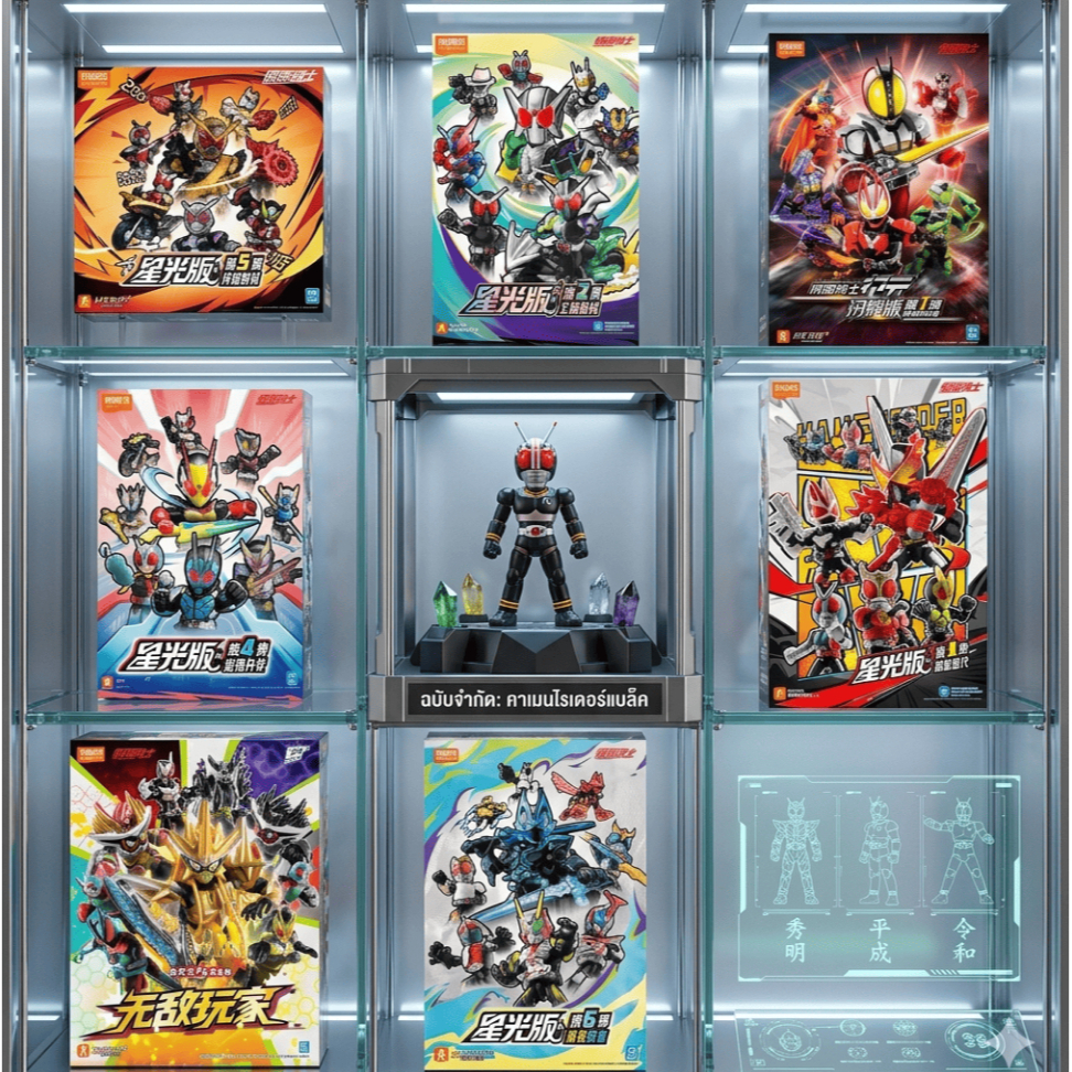 พร้อมส่งจากไทยจ้า Blokees KAMEN RIDER Starlight รุ่น Vol.05 Ace Partner Starlight / Galaxy