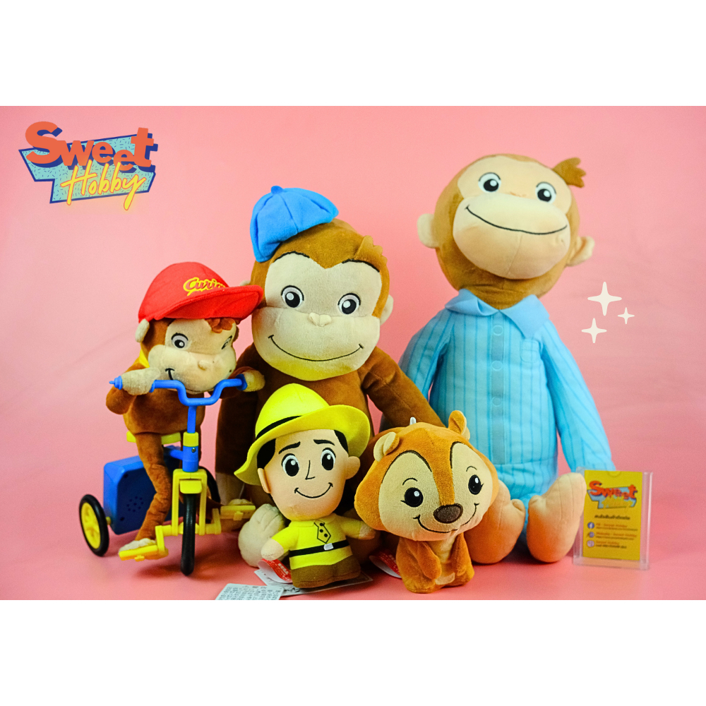 (ของแท้ พร้อมส่ง) ตุ๊กตา “จอร์จ” ลิงน้อยแสนน่ารัก Curious George ขนาด 10 - 40 cm
