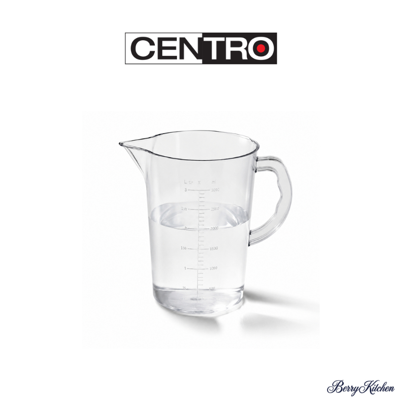 เหยือกตวงโพลีคาร์บอเนต 2 ลิตร Measuring Jug 2L Polycarbonate CENTRO - HG270