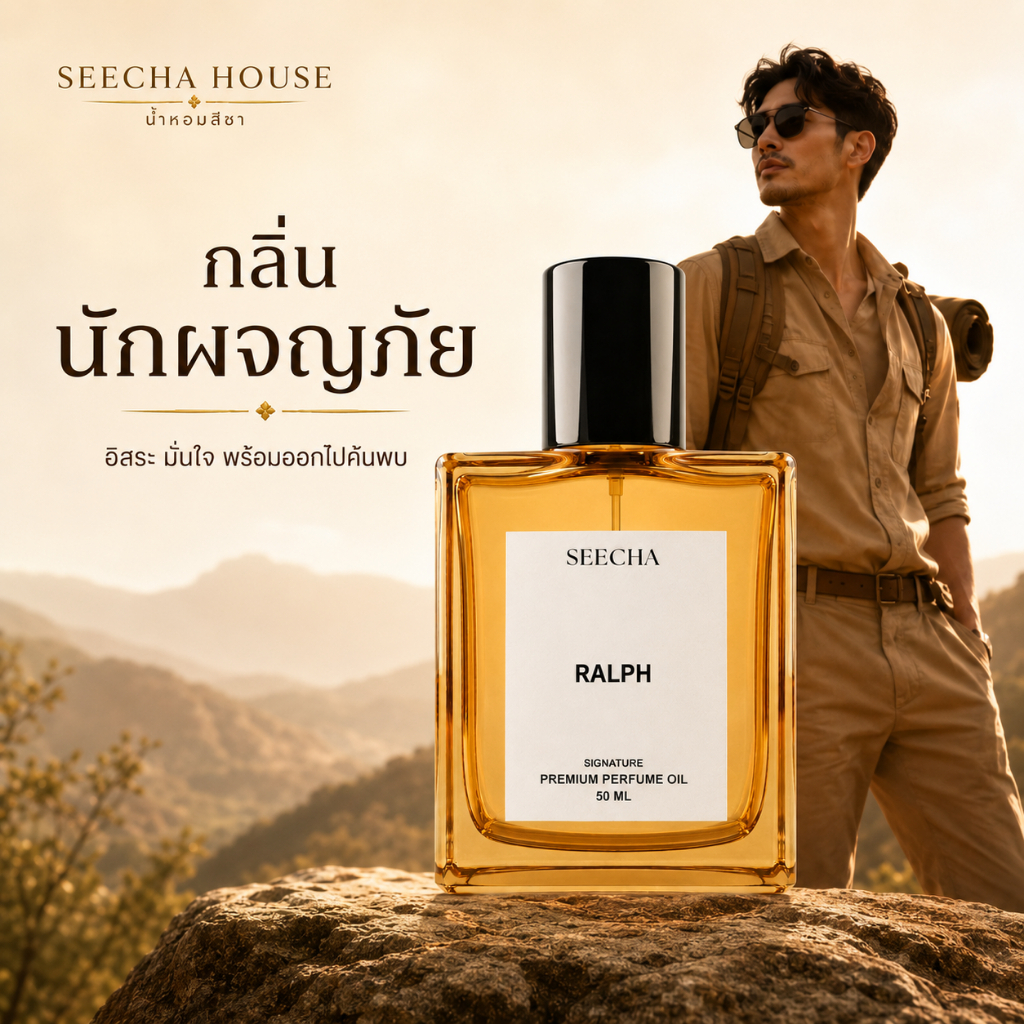 ✨กลิ่นนักผจญภัย✨ Seecha Oil Perfume น้ำหอมสีชา [ซื้อ2ฟรี1] สีชาออยล์ ออยล์น้ำหอม ขนาด 50ml