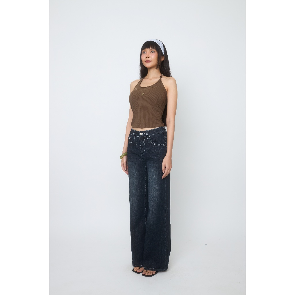Niyom Jeans جينز نسائي واسع الأرجل BJ027 — صورة 7