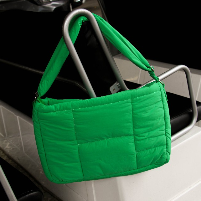 GREEN fluffy bag collection