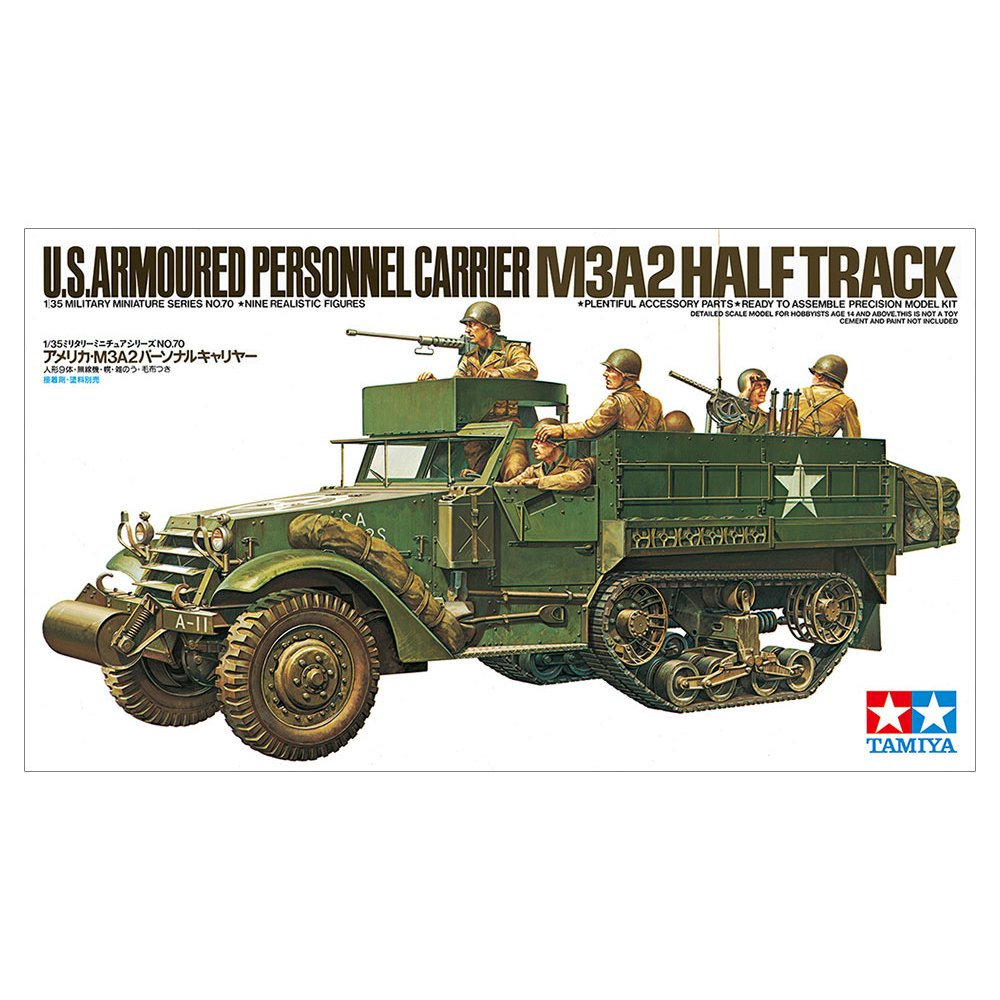 1/35 M3A2 Personnel Carriage Half track car Tamiya #35070 เคยประจำการใน ทบ. ไทย