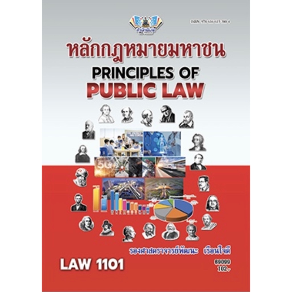 ตำราเรียน ม.ราม LAW1101 หลักกฎหมายมหาชน (69099)