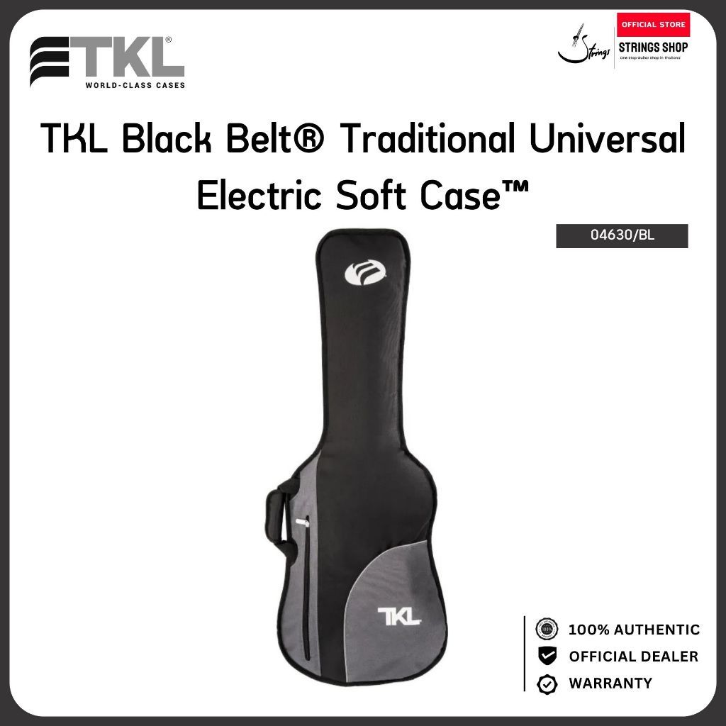 TKL Black Belt Traditional Universal Electric Soft Case กระเป๋ากีตาร์ไฟฟ้า Universal Soft Case