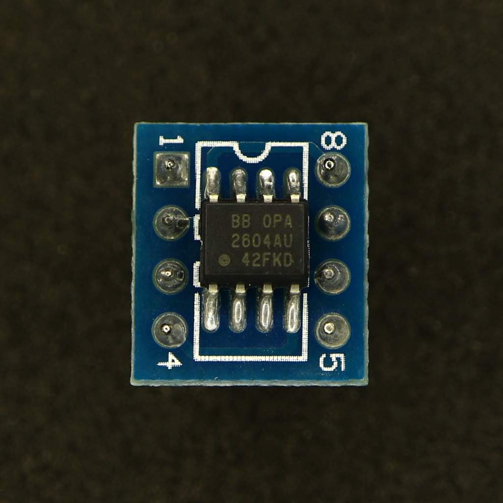OPA2604AU OPA1656 SOIC Texas Instrument Dual Fet Input Low Distortion OpAmp ออปแอมป์