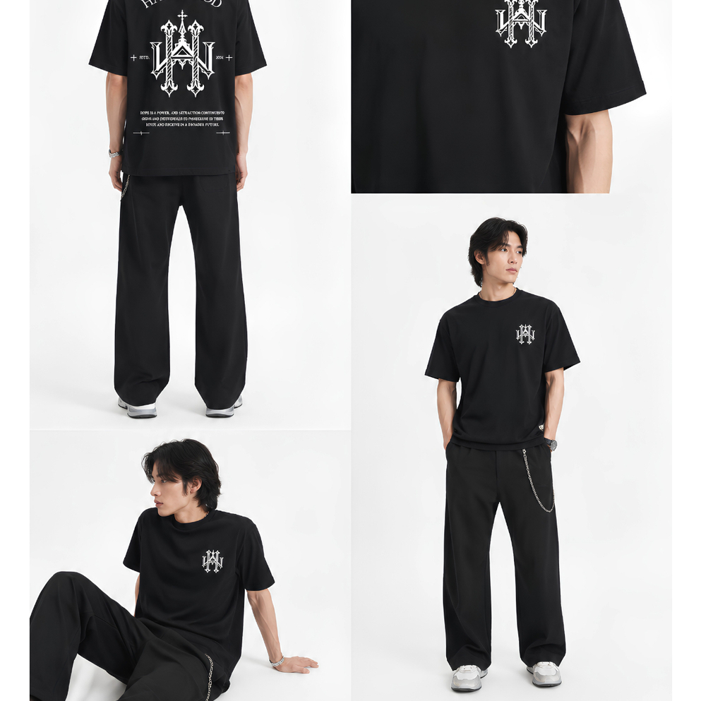 HAZELWOOD  RE-BIRTH COLLECTION เสื้อยืดแขนสั้น ผ้าCOTTON100%