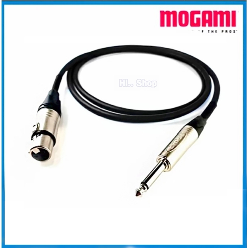 ​ สาย  XLR(เมีย) -   TS 6.35  ใช้สาย MOGAMI 2549  หัว Lidge บัดกรีด้วยตะกั่วเงิน