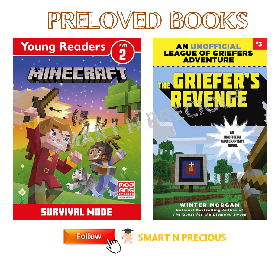 Preloved Minecraft Survival Mode Young Readers The Griefer's Revenge Kids English Storybook