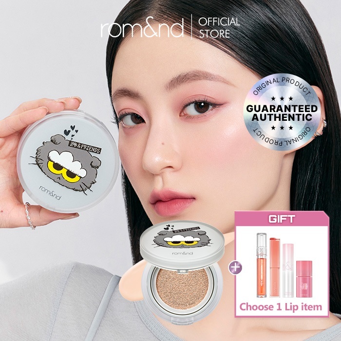 [rom&nd official] rom&nd X ZO&FRIENDS Nu Zero Cushion | Cusion Foundation (2colors)