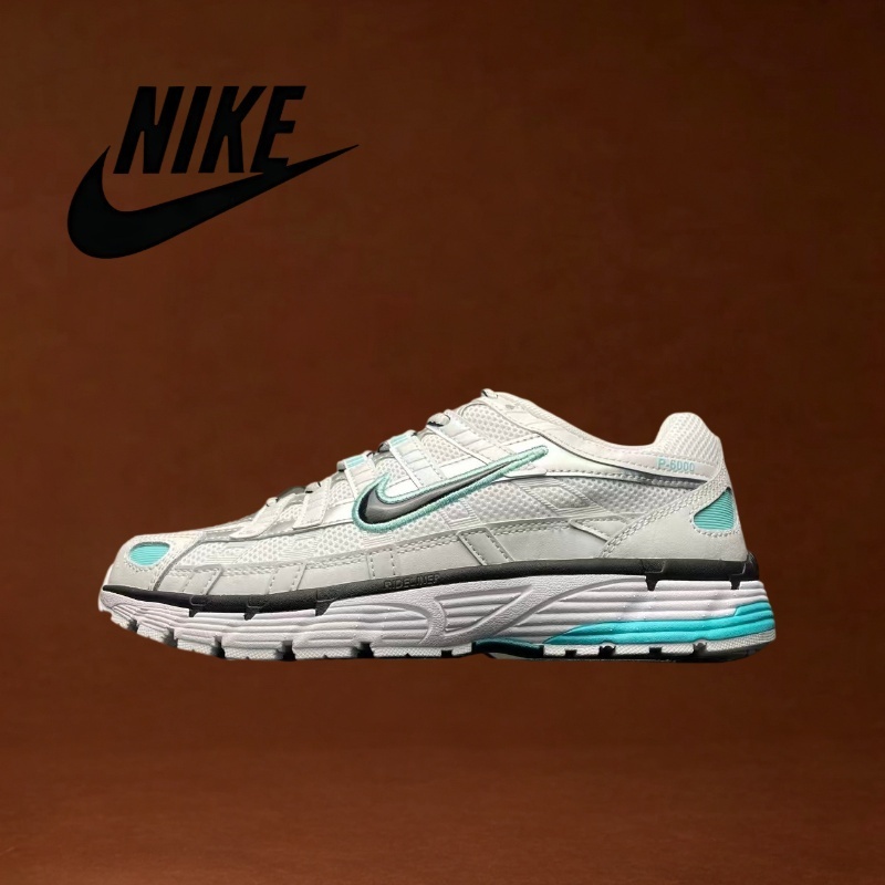 ✈️ของแท้ 100% Nike P-6000 white-blue  BV1021-104 Low Sneakers