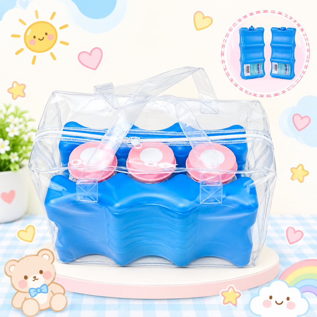 Royal kids ไอซ์แพค V-coool icepack น้ำแข็งเทียม ไอซ์เจลวีคูล ป้องกันน้ำซึมออกนอกกระเป๋า แบบแช่กระป๋องหรือขวดน้ำ