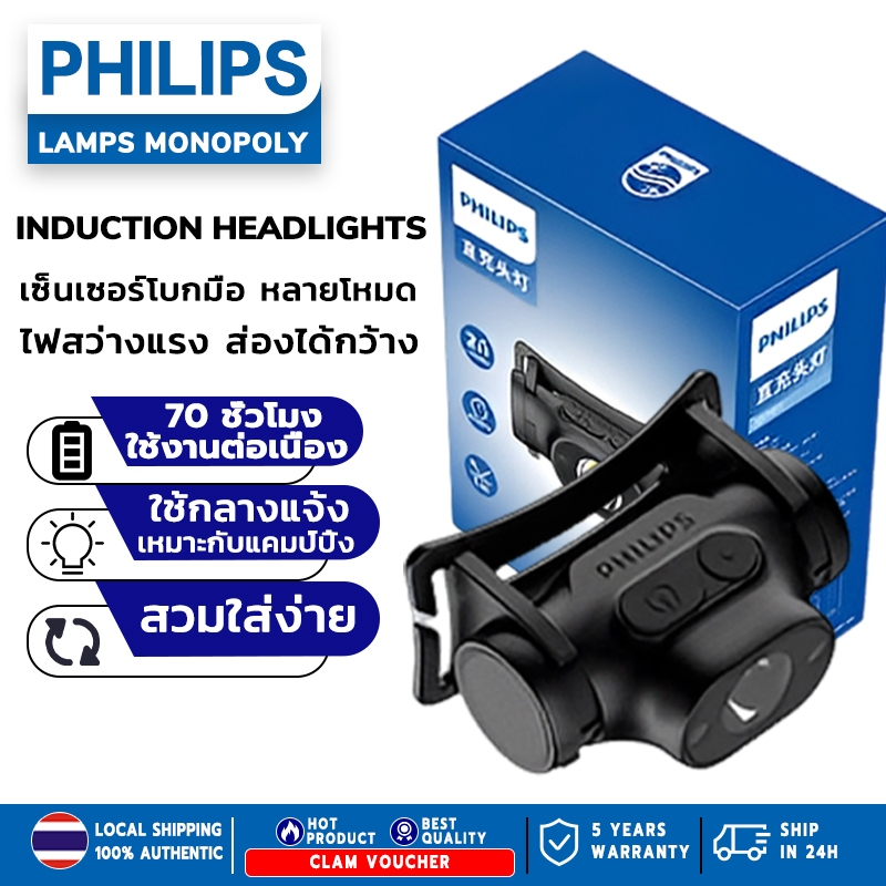 ไฟหน้ากําลังสูง LED ชาร์จไฟได้ สว่างสูง ไฟฉายคาดหัว กันน้ำระดับสูง ประหยัดพลังงาน พกพาสะดวก ใช้งานได้หลายสถานการณ์