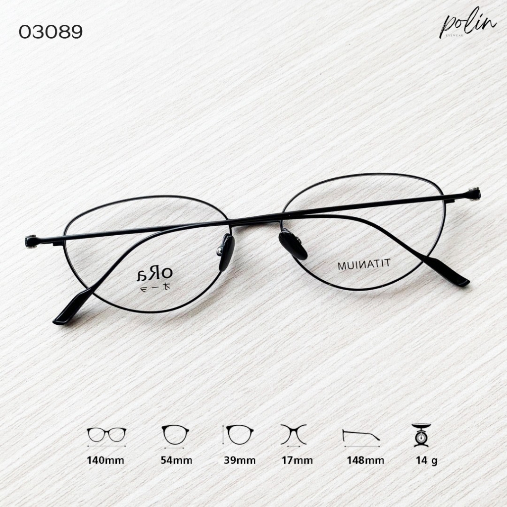Polin oRa إطار نظارة تيتانيوم 03089 — صورة 7
