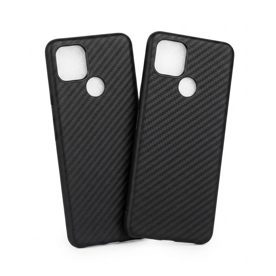 เคสลายเคฟล่า ซิลิโคน Case For Realme C21Y C25Y ลายคาร์บอน ดำด้าน เคสบาง เบา ไม่เป็นรอยนิ้วมือ ป้องกันกล้อง